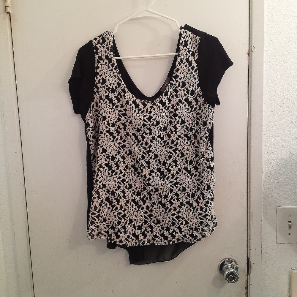 Floral Lacey Tee